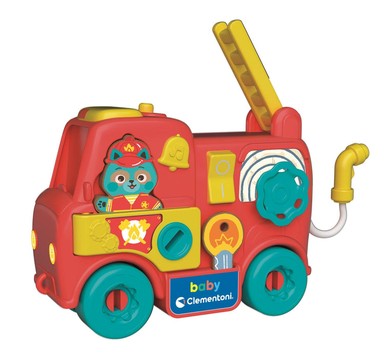 Mașină de pompieri Clementoni Montessori Baby Fire Truck, 18+ luni
