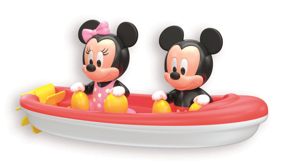 Jucărie de baie Clementoni Disney Baby, barcă Mickey și Minnie, 6+ luni