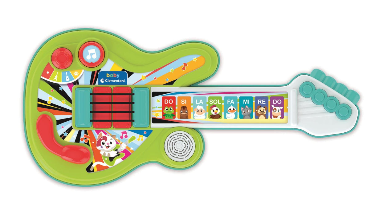 Chitară electronică Clementoni Baby, Prima mea chitară, 12+ luni