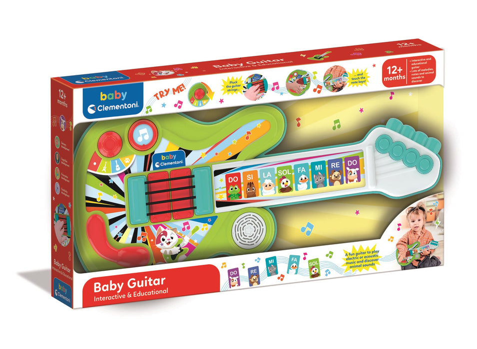 Chitară electronică Clementoni Baby, Prima mea chitară, 12+ luni