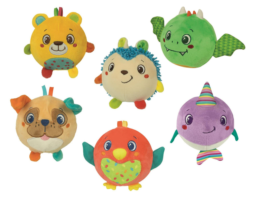 Jucărie de pluș Clementoni Baby Soft Animal Friends, diverse modele, 10 cm, 3+ luni