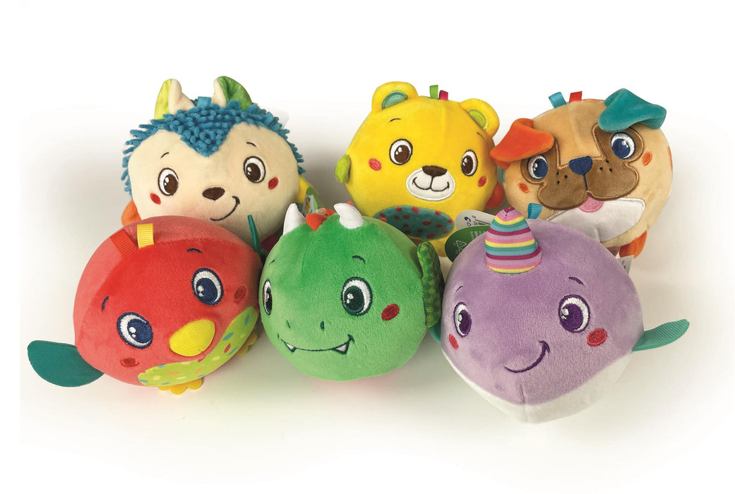 Jucărie de pluș Clementoni Baby Soft Animal Friends, diverse modele, 10 cm, 3+ luni