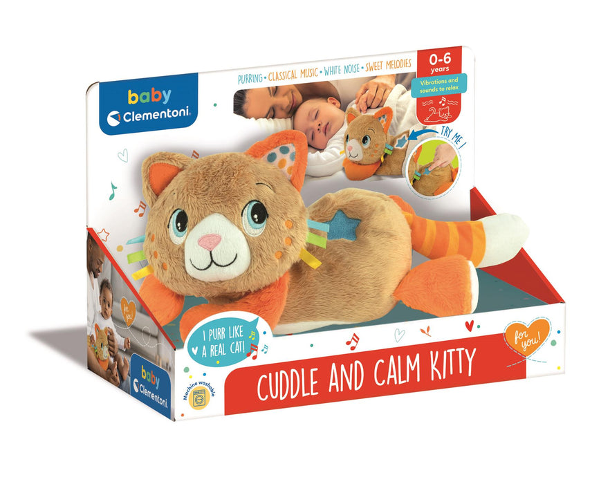 Jucărie interactivă Clementoni Baby Cuddle and Calm Kitty, 0–6 ani