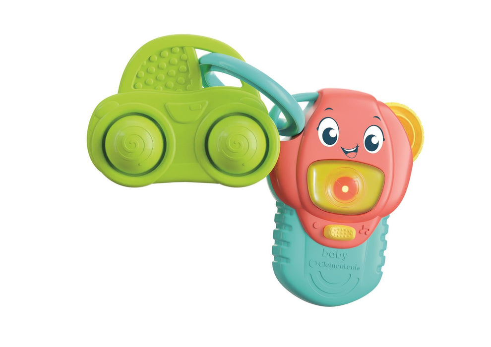 Jucărie de activități Clementoni Baby, Prima mea cheie cu activități, cu element în formă de mașinuță