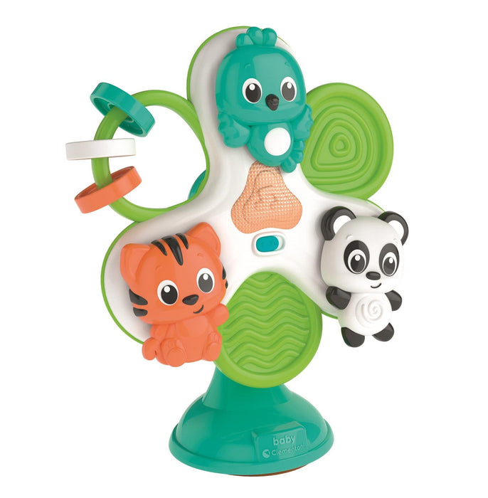 Jucărie interactivă Clementoni Baby Round & Round Animals, carusel cu animale, sunete și muzică, 6-36 luni