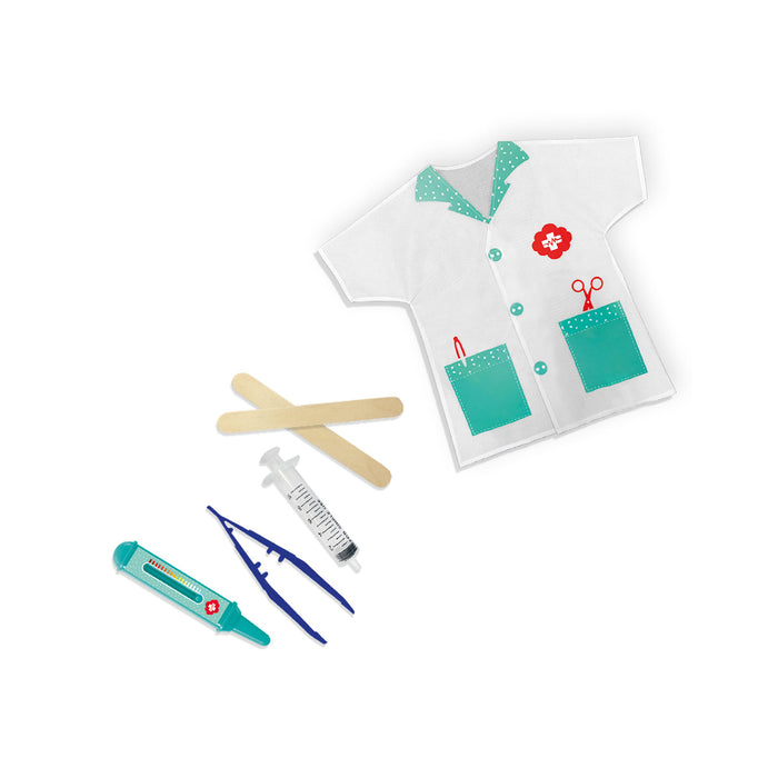 Set costum de doctor, SES Creative, 18001, accesorii din plastic