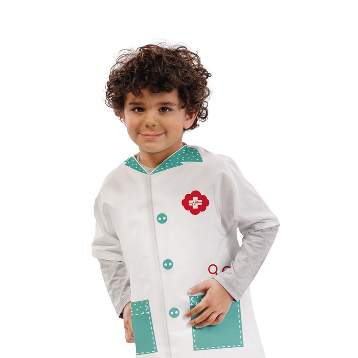 Set costum de doctor, SES Creative, 18001, accesorii din plastic