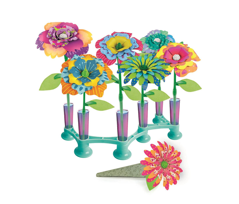 Set creativ Clementoni Idea, Create Your Flowers – Laborator de creare flori parfumate, 8 flori, peste 80 de accesorii, 8+ ani