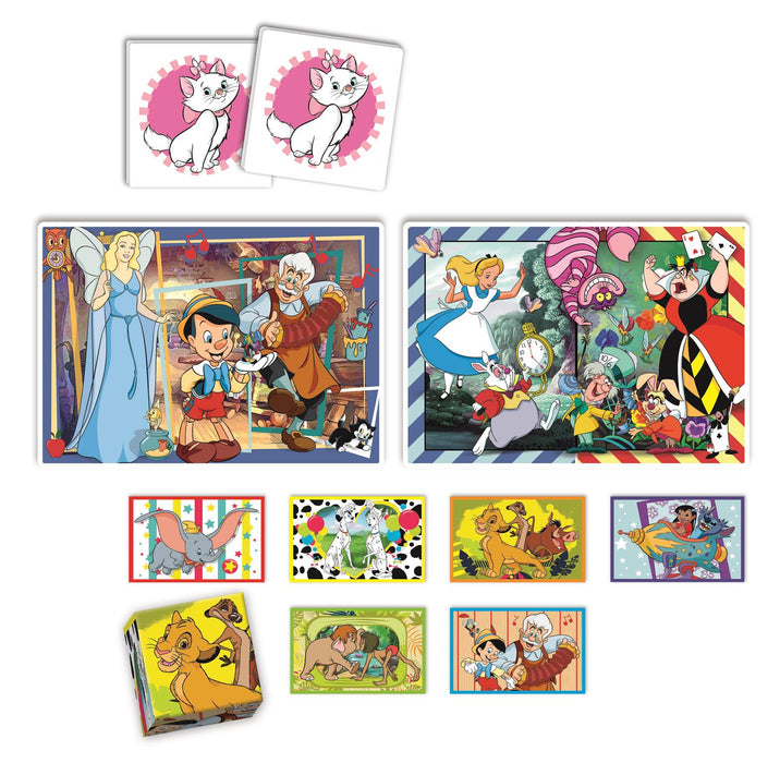 Set educativ Clementoni Edukit Disney Classics, 4 în 1, 30 și 48 piese, 3+ ani