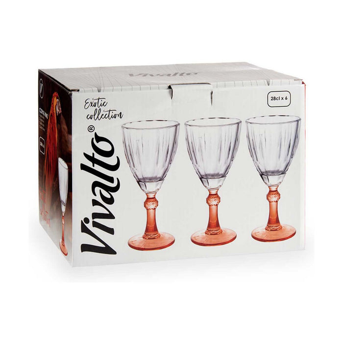 Pahar de vin Exotic Geam Somon 6 Unități (275 ml)