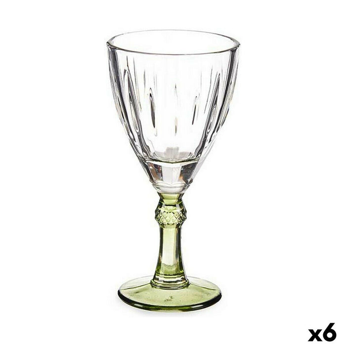 Pahar de vin Exotic Geam Verde 6 Unități (275 ml)