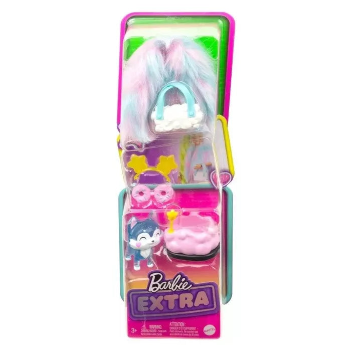 Set de joacă Mattel Barbie Extra, animăluțe de companie cu accesorii, diverse modele, 3+ ani