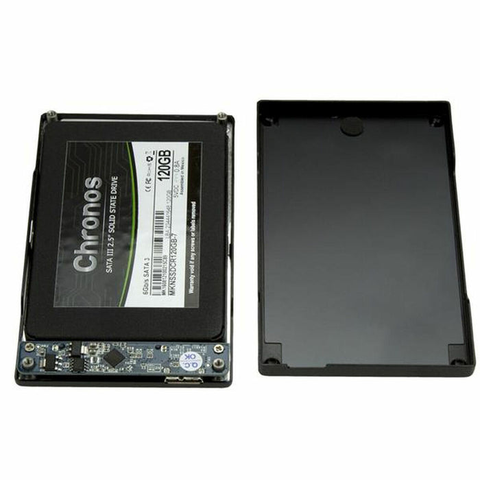 Cutie Externă HDD Startech SAT2510BU32 Negru USB Micro USB B USB 3.2 Sata II 2.5"