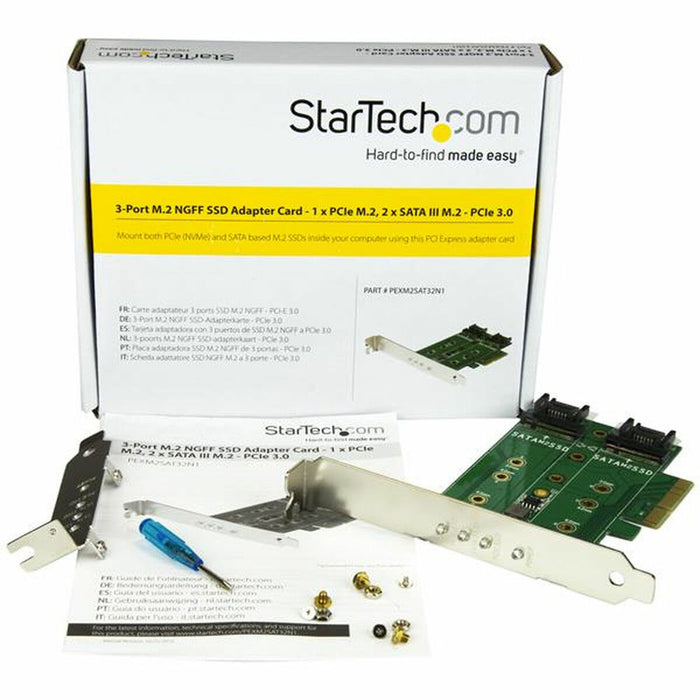 Placă PCI SSD M.2 Startech PEXM2SAT32N1