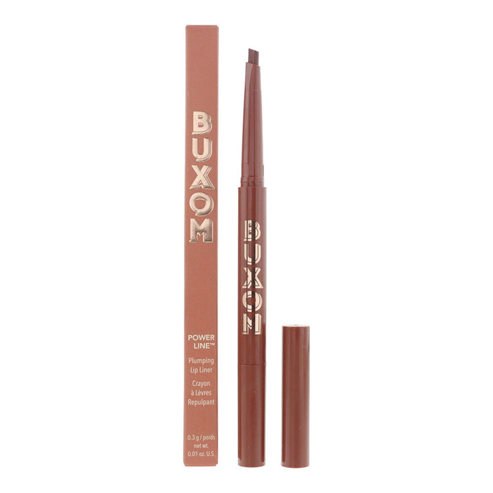 Creion de buze Buxom Power Line, cu efect de volum, nuanța Sienna isteață, 0,3 g