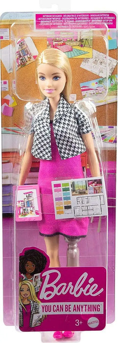 Păpușă Mattel Barbie, Designer de interior, cu proteză de picior, 30 cm, 3+ ani