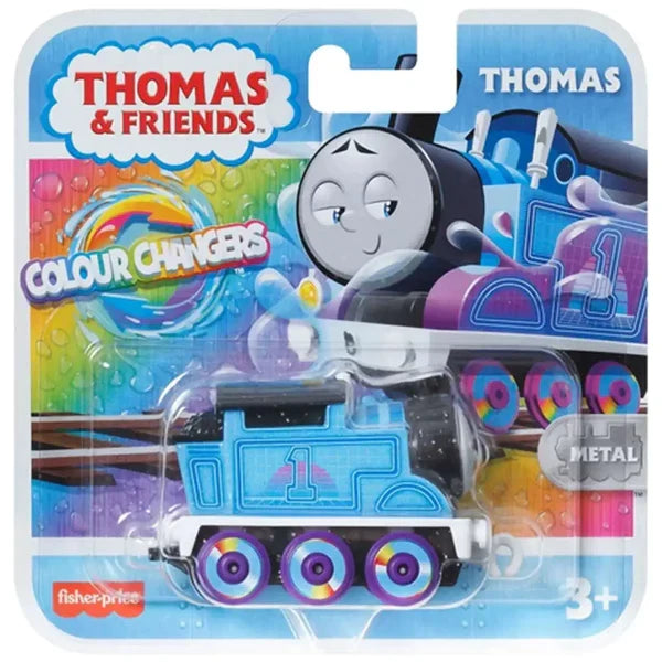 Locomotivă de jucărie Mattel Thomas & Friends Color Changers, Thomas, metal, 3+ ani