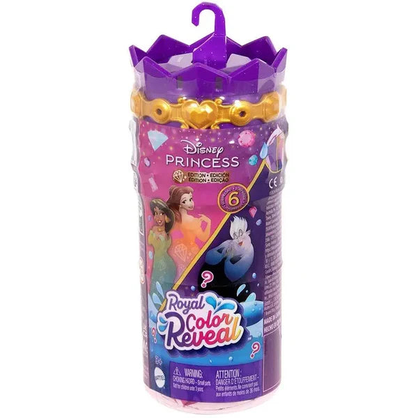Mini păpușă Mattel Disney Princess Royal Color Reveal Villains, 3+ ani