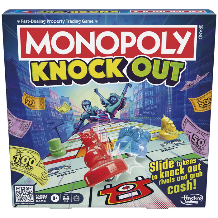Joc de societate Hasbro Monopoly Knock Out, 8+ ani, 2-8 jucători