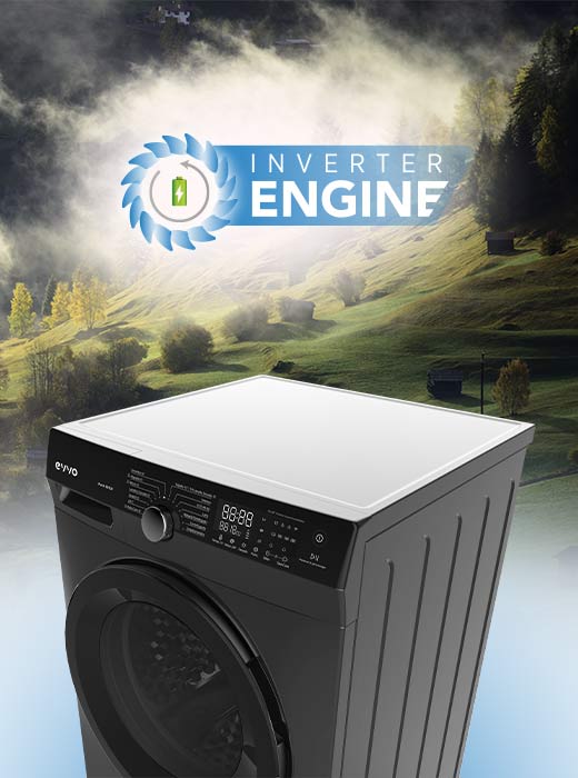 Mașină de spălat rufe cu încărcare frontală Cecotec EVVO PURE 12DX, 12 kg, 1400 rpm, 14 programe, inox