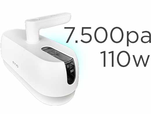 Aspirator de mână sterilizator Cecotec EVVO Ai Pure, 110 W, 7.500 Pa, recipient 350 ml, filtru HEPA și MIF
