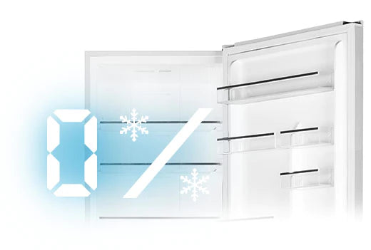 Frigider combină Cecotec EVVO F60B Glass, 59,5 × 63,5 × 200 cm, Total No Frost, negru