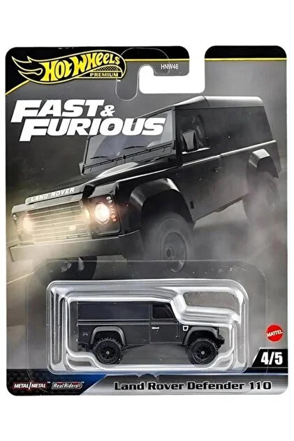 Mașinuță Mattel Hot Wheels Fast & Furious, Land Rover Defender 110, scara 1:64
