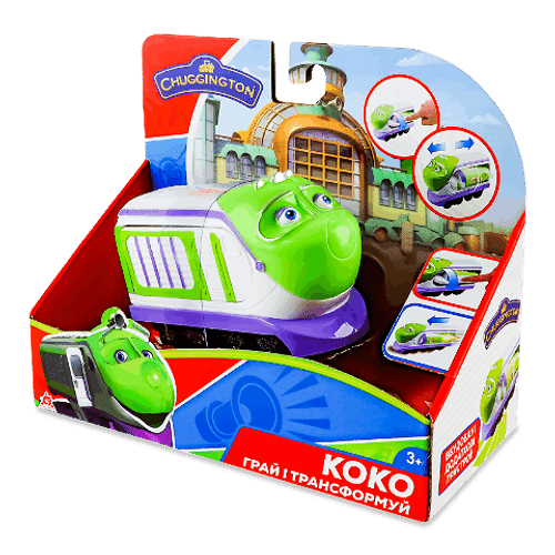 Tren de jucărie Unknown Chuggington Pop & Transform, Koko, 3+ ani