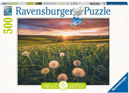 Puzzle Ravensburger Nature Edition, Dandelion In The Sunset, 500 de piese