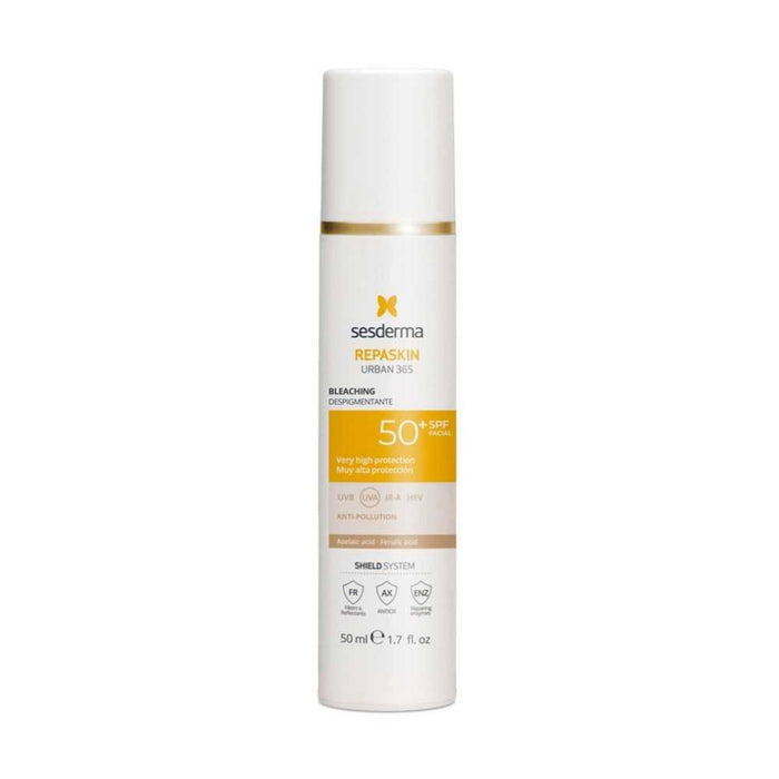 Cremă de față Sesderma Repaskin Urban 365, iluminatoare, depigmentantă, SPF 50, de zi, 50 ml