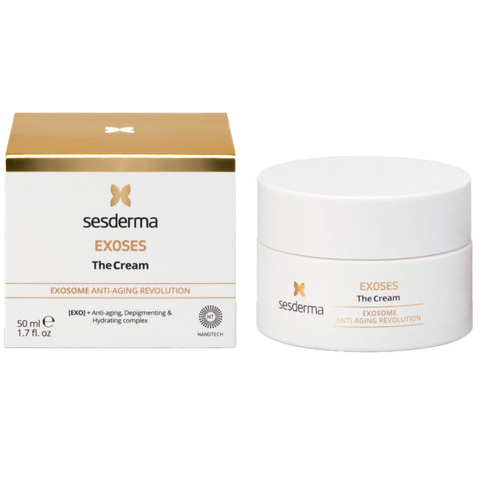 Cremă de față Sesderma EXOSES The Cream, antiîmbătrânire, cu efect de fermitate, de zi și de noapte, 50 ml
