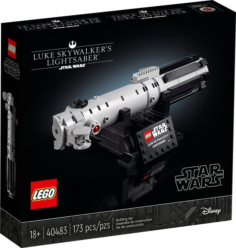 Set de construcție LEGO Star Wars, Luke Skywalker's Lightsaber, 173 piese, 18+ ani