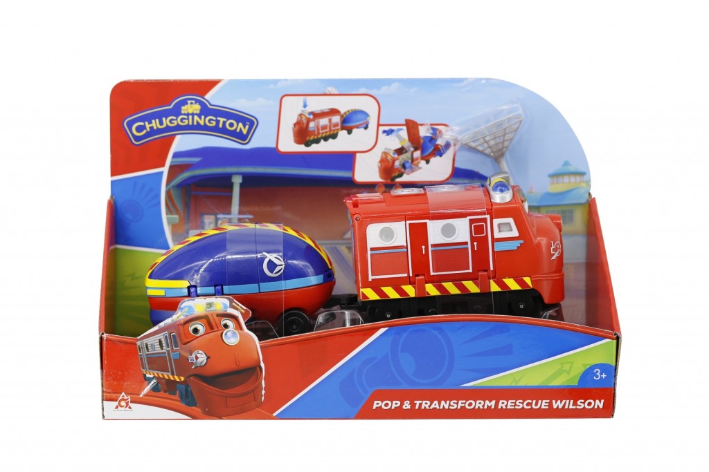 Tren de jucărie Unknown, Chuggington Pop & Transform Rescue Wilson, 3+ ani