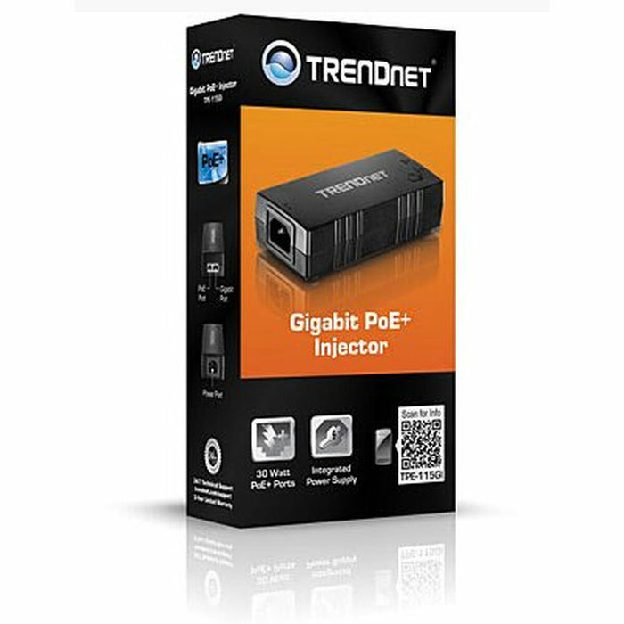 Injector PoE Trendnet TPE-115GI            Negru