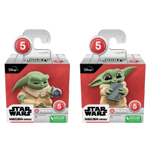 Set de figurine Hasbro Star Wars The Bounty Collection, Grogu Force Focus și Beskar Bite, 2 figurine, 4+ ani
