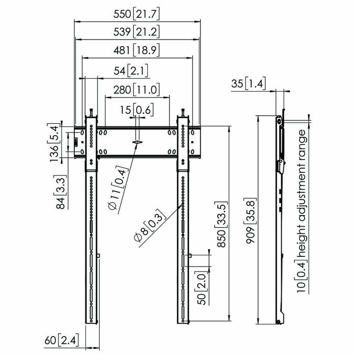 Suport TV Vogel's 7368150 43" 100" 100 kg