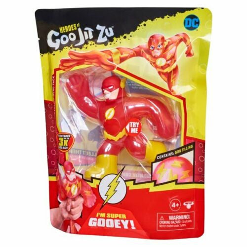 Figurină de acțiune Moose DC Heroes of Goo Jit Zu Flash, se întinde de până la 3 ori, 4+ ani