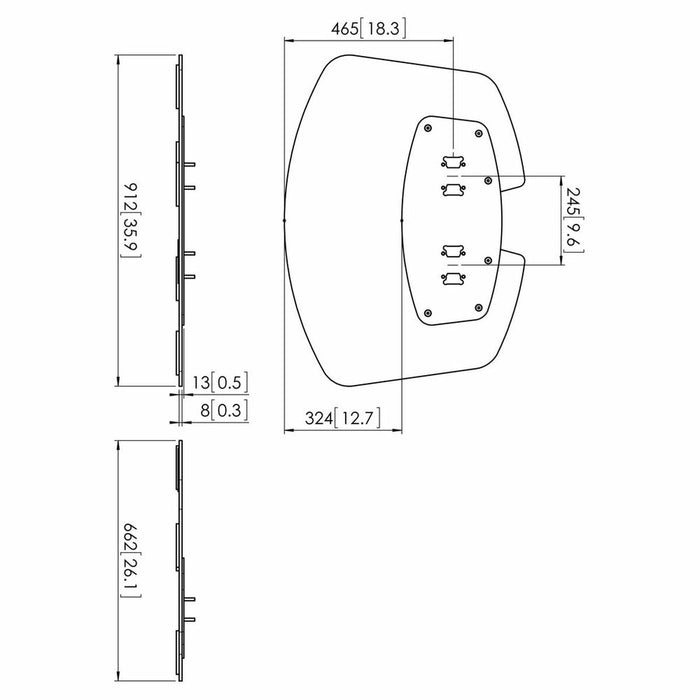 Placă de fixare Vogel's PFF 7030