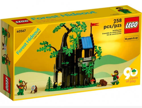 Set de construcție LEGO Forest Hideout, 258 de piese, 18+ ani