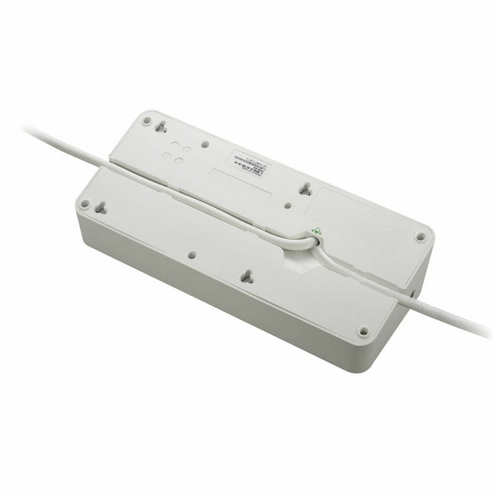 Placă de circuit Prize 6 Puncte de Conectare cu Întrerupător APC PM6U-GR Alb 2300 W