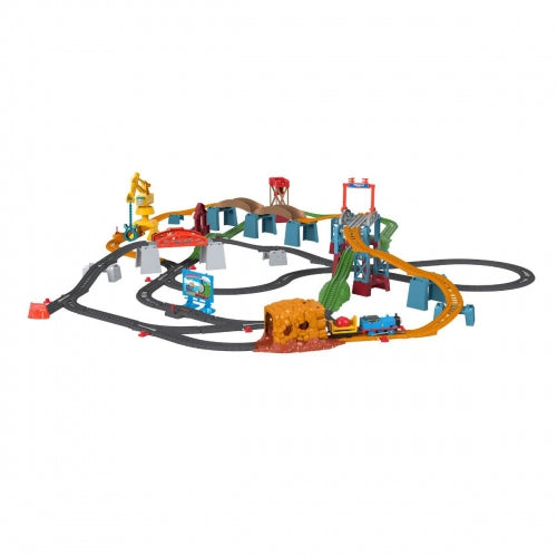 Set de tren Fisher-Price Thomas & Friends Mega Sodor, cu locomotivă Thomas
