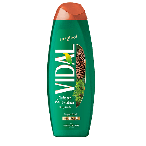 Gel de duș, Vidal, Pine Classico, revitalizant, 500 ml
