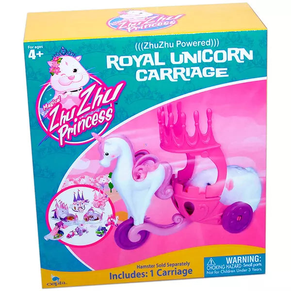 Trăsură de jucărie Cepia ZhuZhu Pets, Royal Unicorn Carriage, 4+ ani