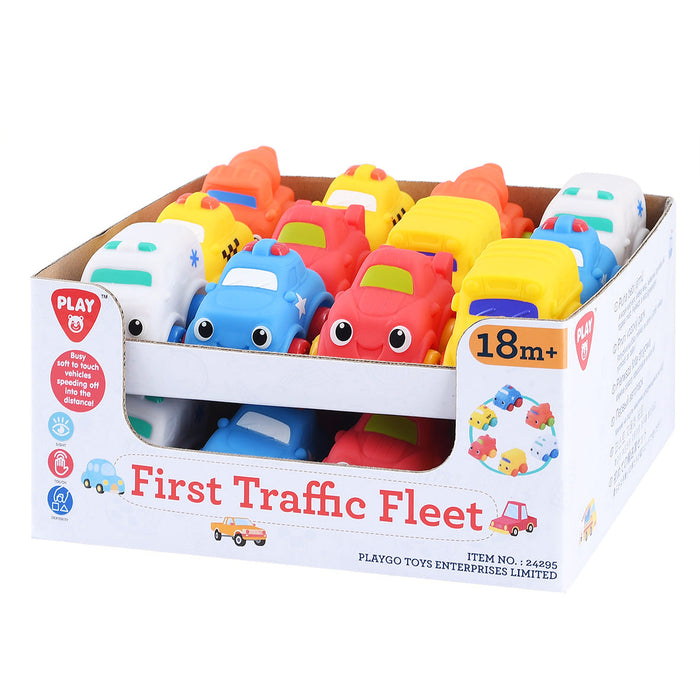 Mașinuță PlayGo First Traffic Fleet, diverse modele, 18+ luni