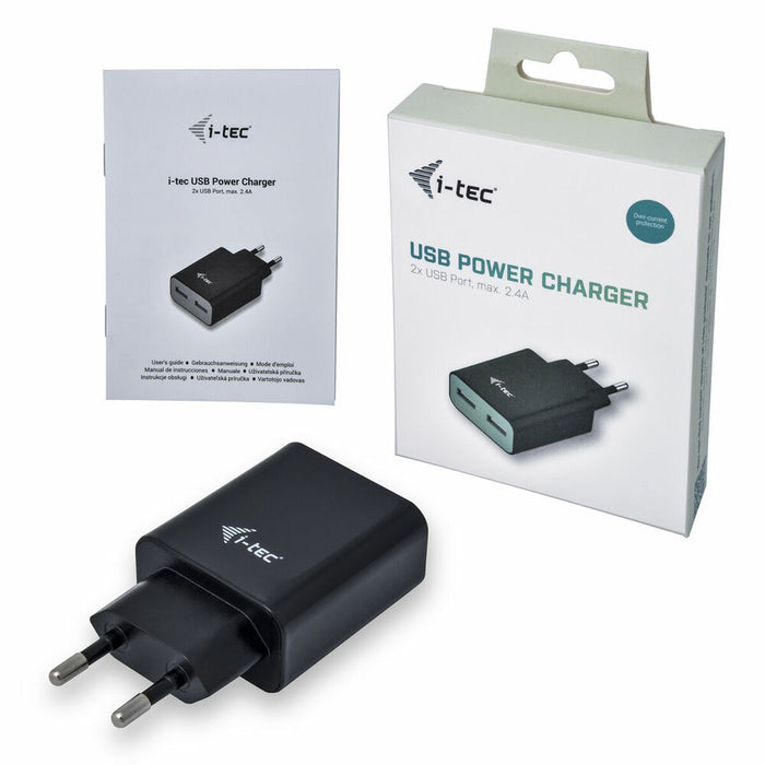 Încărcător USB Perete i-Tec CHARGER2A4B