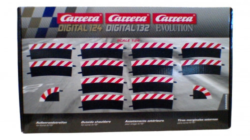 Set de borduri exterioare Carrera, Outside Shoulder For Curve, scara 1:24