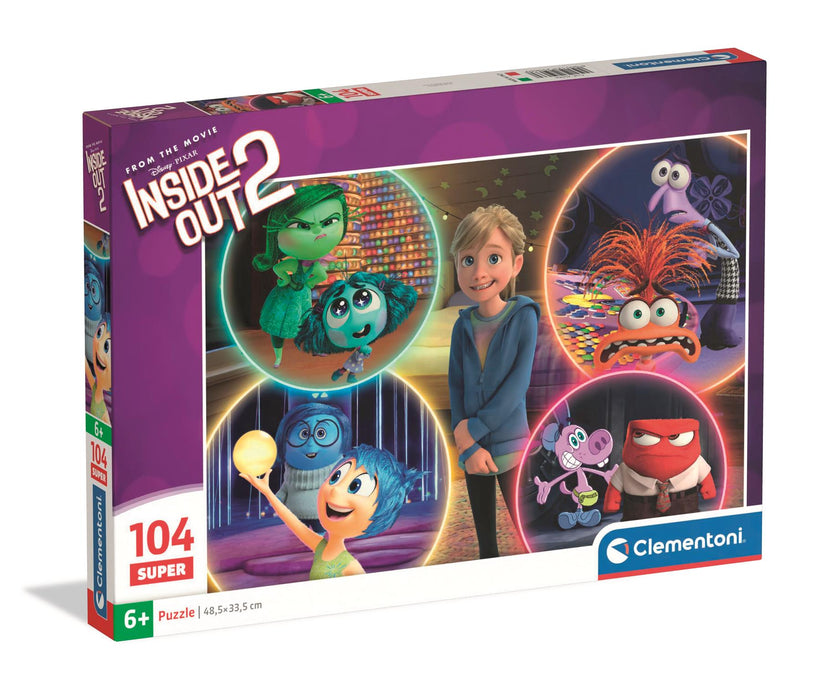 Puzzle Clementoni Inside Out 2, 104 piese, 6+ ani, 48,5 x 33,5 cm