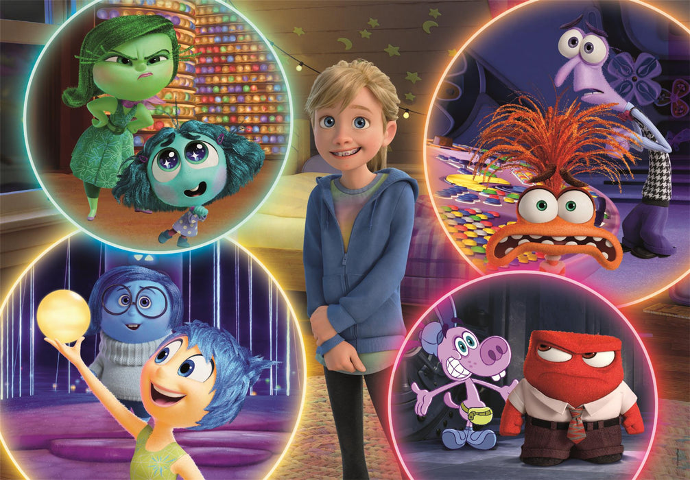 Puzzle Clementoni Inside Out 2, 104 piese, 6+ ani, 48,5 x 33,5 cm