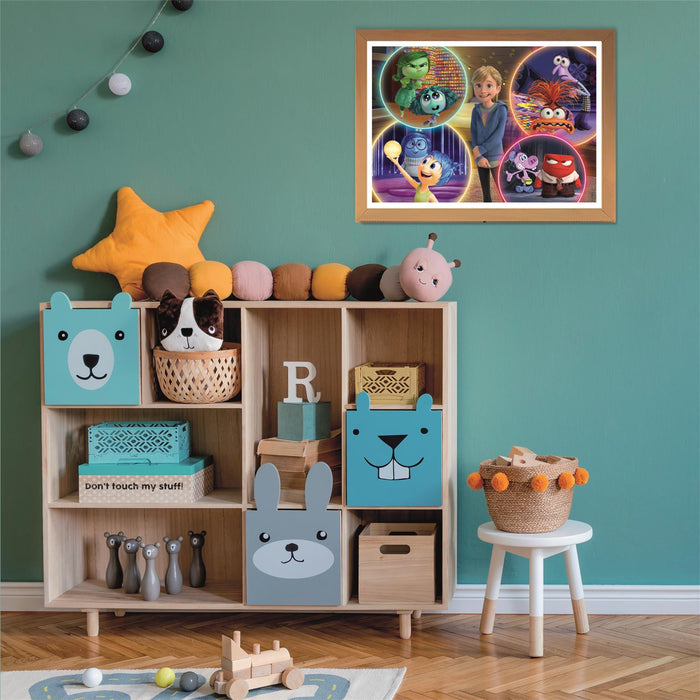 Puzzle Clementoni Inside Out 2, 104 piese, 6+ ani, 48,5 x 33,5 cm