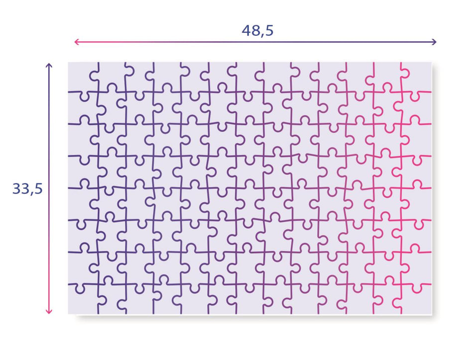 Puzzle Clementoni Inside Out 2, 104 piese, 6+ ani, 48,5 x 33,5 cm